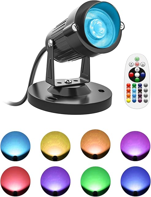 5W Led Spot Lights RGBW Color Changing Uplighting Indoor Spotlight