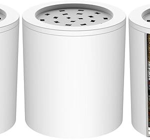 Cobbe 20 Stage Shower Filter Cartridge for Hard Water Showerhead Filters - 3 Pack Replaceable Cartridges - High Output Shower Water Filter for Chlorine and Harmful Substances Removal