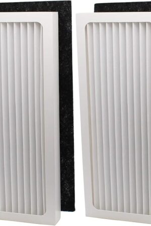 ApplianPar Pack of 2 Air Filter Replacement for Hamilton Beach True Hepa Air Purifier 04386A, 04383 04385 04384 990051000