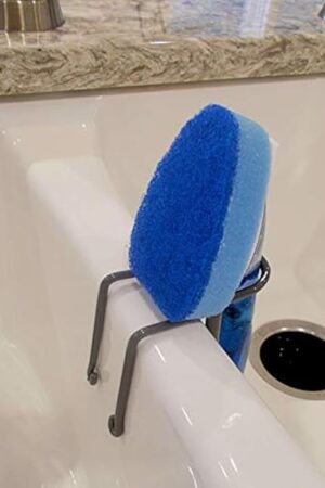 Dish Wand Holder Sink Caddy Black Grey