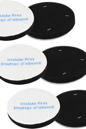 6 Pack E0202 Foam Filter fit for Eureka Powerspeed Vacuum Replace NEU180 NEU182A NEU181 NEU180C NEU182B NEU188A NEU188 NEU186 NEU182 NEU180B NEU280 NEU190 NEU1982 NEU192A NEU202 LUXRILIX