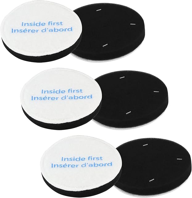 6 Pack E0202 Foam Filter fit for Eureka Powerspeed Vacuum Replace NEU180 NEU182A NEU181 NEU180C NEU182B NEU188A NEU188 NEU186 NEU182 NEU180B NEU280 NEU190 NEU1982 NEU192A NEU202 LUXRILIX