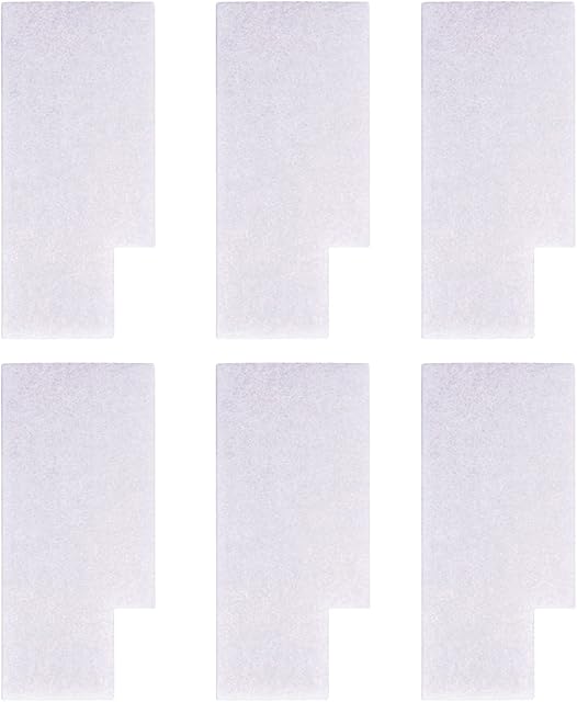 6 Pack 38765019 38765023 Secondary Filter AH41001 Compatible with Hoover Self propelled WindTunnel, Tempo Widepath, Fold Away Vacuums, Fits Royal Vacuums