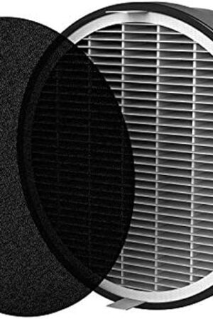 Vornado MD1-0039 Replacement 3-in-1 True HEPA Filter Cartridge, Fits Select Air Purifier Models, Disposable, No Cleaning Required, Replace Every 6 Months - Includes True HEPA, Carbon, and Pre-Filter