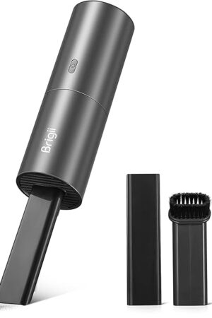 Brigii Mini Vacuum Cleaner,Small Handheld Vacuum Cordless USB Rechargeable,Dust Buster and Blower 2 in 1, Easy to Clean Desktop, Keyboard, Drawer, Car Interior and Other Crevices, Small Spaces-Y120