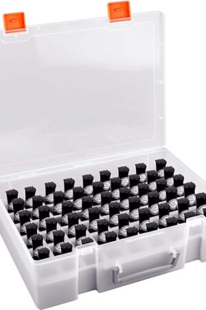 ALCYON Universal Nail Polish Holder & Organizer Contains 54 Bottles for Gellen, for Beetles, for Sally Hansen, for OPI, for Essie and Other Fingernail Polish (ONLY A CASE)-Clear