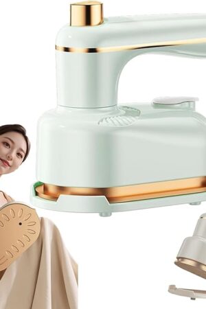 Ailsion Steamer, Ailsion Steam Iron, 2 In 1 Handheld Portable Iron, With Anti-Scalding Titanium Base, 50ml Hidden Water Tank For Home And Dorm, Fast Heating Steaming Ironing (B)
