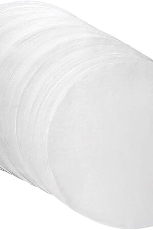 WANTan (set of 200)Parchment Paper Baking Circles 8 Inch Diameter, Baking Paper Liners for Baking Cakes, Cooking, Dutch Oven, Air Fryer, Cheesecakes, Tortilla Press