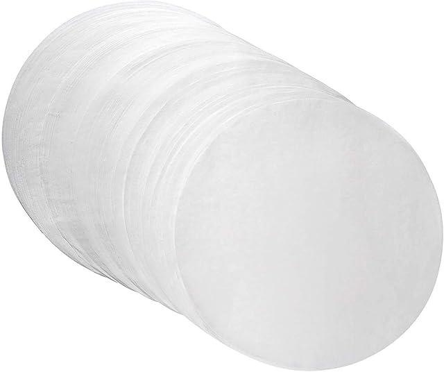 WANTan (set of 200)Parchment Paper Baking Circles 8 Inch Diameter, Baking Paper Liners for Baking Cakes, Cooking, Dutch Oven, Air Fryer, Cheesecakes, Tortilla Press