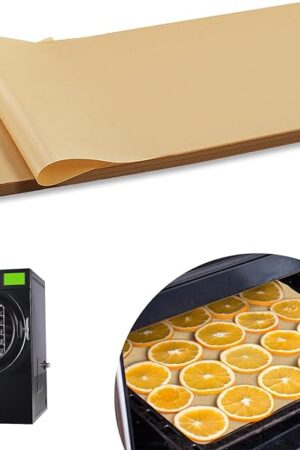 300 PCS Freeze Dryer Tray Mats for Harvest Right Dryer - Freeze Dryer Parchment Paper Set for Medium Trays - Non-Stick Baking Mats One-Off Parchment Paper Harvest Right Accessories (17" x 6.8")