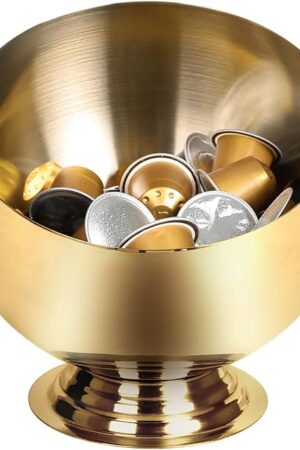 Coffee Pod Holder-Coffee Pod Storage-K Cup Holder-Espresso Pod Holder-Coffee Pod Organizer（GOLD