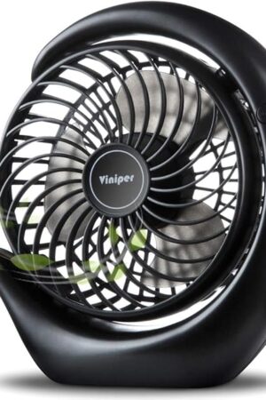 Viniper Portable Battery Desktop Fan Small Desk Fan 6.2 inch
