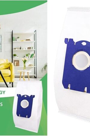 10 PCS Electrolux Vacuum Bags,Classic Type S Canister Vacuum Bags Compatible for Electrolux EL200F EL8500 EL202G, Eureka OX BB Vacuum Cleaner, Oxygen, Jet Maxx, Ultra Silencer AEG,Phililps Canisters