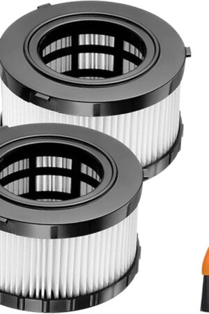 2 Pack HEPA Filter Replacement Compatible with DEWALT Wet Dry Vacuum DC5151H DC515 DCV517 DCV517B-with 2 Cleaning Brushes by Beilan