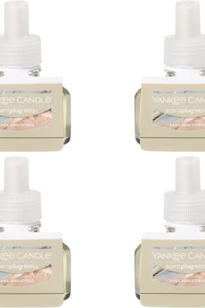 Yankee Candle ScentPlug Refill, Sage & Citrus, 1 CT (Pack of 4)