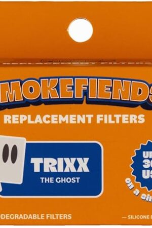 3 Pack Replacement Filters | Discreet HEPA & Carbon Filtration | Biodegradable & Up to 300+ Uses (Trixx Ghost) | Packaging May Vary