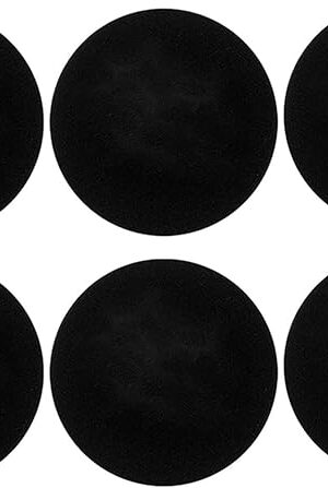 6 Pack Hepa Filter Sponge Replacement Accessories for P1 o Pet Grooming Kit Vacuum Sponges Spare Part Accessory Sponge, Black