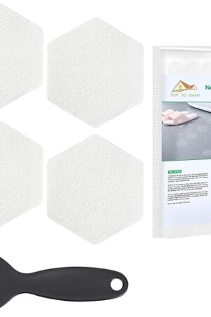 36 PCS Non Slip Bathtub Stickers, Anti Slip Shower Stickers with Premium Scraper, Shower Floor Non Slip Stickers for Bath Tub, Shower Floor and Stairs