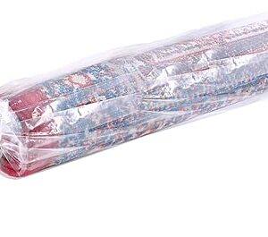 Wowfit Large Plastic Rug Storage Bag with Zip Tie, Heavy Duty Fits Rug up to 6'x9', Perfect for Moving, Packing and Shipping