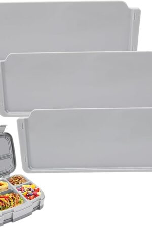 Axlksia 3 Pcs Silicone Lunch Box Dividers Compatible with Bentgo Fresh, Replacement Dividers for Bentgo Modern & Pop Models
