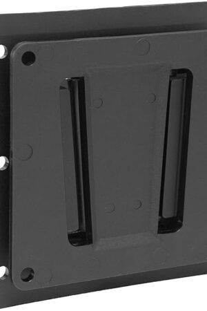 VIVO Anti-Rust Quick Release Plastic Polymer RV TV Mount for Screens up to 43 inches and 30 lbs, VESA 100x100mm, Low Profile Wall Bracket for Camping, Truck, Movie Night, Black, Mount-VWRV1
