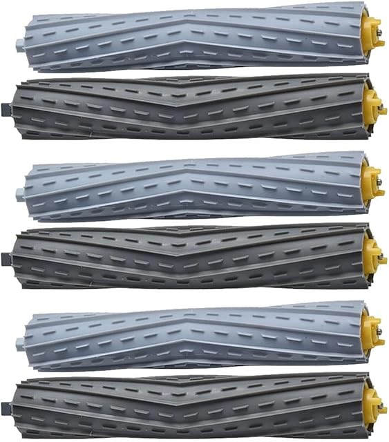 3 Set Roller Brush Replacement Part Compatible with Roomba 960 980 890 880 850 860 870 895 981 985,800 900 800 Series Robot Vacuum Cleaner