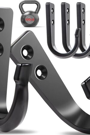 WODEGIFT Black Wall Hooks 5