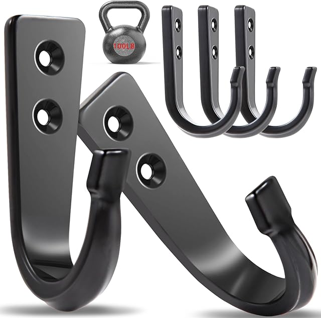 WODEGIFT Black Wall Hooks 5