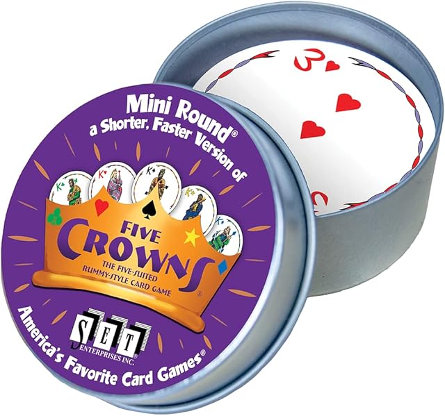 The Five Crowns Mini Round Card Game