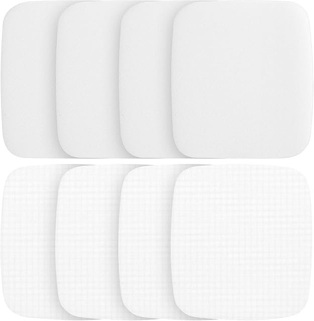 4Pack UV850 UV900 Felt & Foam Filters for Shark Rotator Navigator Lift-Away ADV DuoClean PowerFins Upright Vacuum UV850 UV900, Replace Part XFFK602UKT(Not Fit LA502, LA322 Vacuum)
