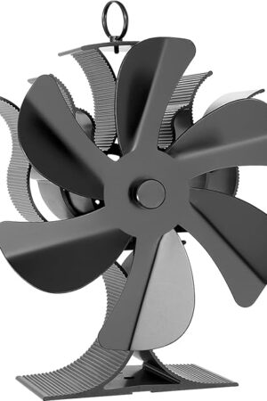 Wood Stove Fan Heat Powered | Non Electric Heat Activated Fan for Wood Burning Stove/Log Burner | Thermoelectric Fireplace Fan| W/wood Stove Accecories
