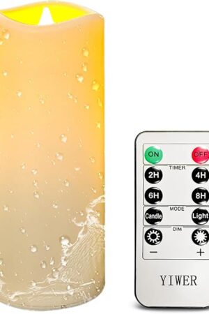 YIWER Flameless Candles 1/5/9/12/18/24/27 Pack LED Fake Candle Set of 1