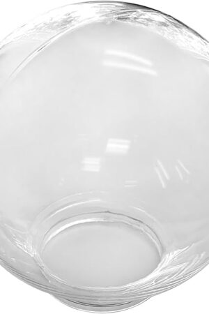 Beam Lighting 6-inch Clear Acrylic Replacement Globe - Cover for Ceiling, Wall Fixtures, Lamp Posts, or Streetlights