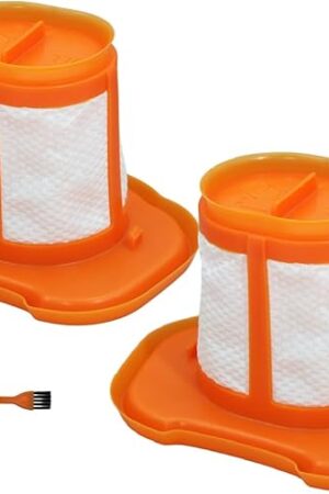 2-Pack Replacement Filters (HHVKF10) Compatible with BLACK+DECKER Handheld Vacuum Models HHVK515JP07 HHVK515J00 HHVK515J00FF HHVK515BPF07 HHVK320J10 HHVK320J61 HHVK320JZ01 HHVK415B01 Series