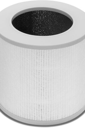 Air Purifier Filter Replacement, Compatible with Core Mini Air Purifiers, 3-In-1 HEPA, High-Efficiency Activated Carbon, core mini filter replacement (1 Pack, White)