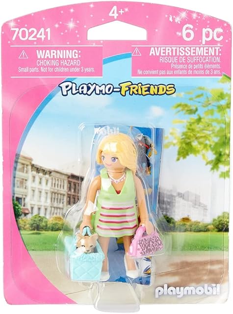 The Playmobil 70241 Playmo-Friends Woman with Puppy, Fun Imaginative Role-Play, PlaySets Suitable for Children Ages 4+