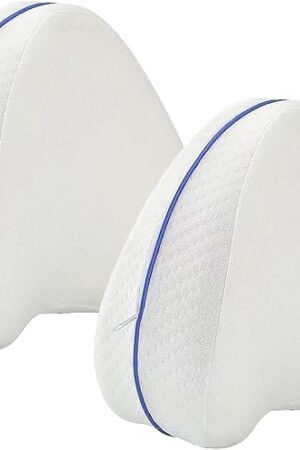 2 pcs Replacement Pillow Case for Contour Legacy Leg๏ผWashable Zippered๏ผLightweight and Soft๏ผ Cover ONLY๏ผWhite๏ผ