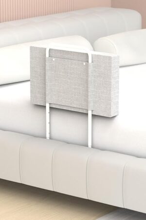 Bed Rail Guards for Toddlers, Adjustable Bed Rails with Safety, Bed Side Rails for Twin, Full, Queen Bunk Size (Grey, 1 Pack)