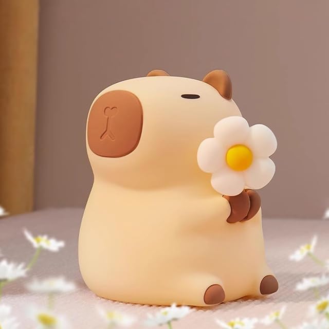 Capybara Night Light Nursery Lamp 7-Color RGB