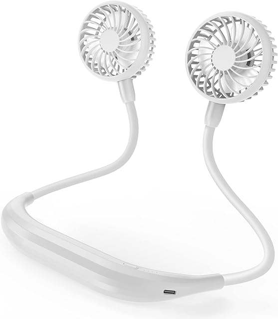 AMACOOL Neck Fan Neckband Fan Personal Fan