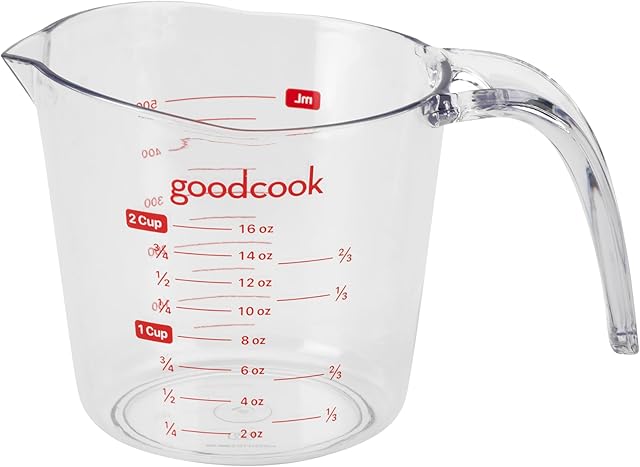 BRADSHAW INTERNATIONAL 19864 2Cup Plastic Measuring Cup