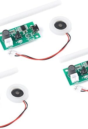 3Pcs USB Humidifier Module USB Spray Module Circuit Board Atomization Module 5V Atomization Plate Circuit Board Atomization Module Atomizer DIY Incubation Experimental Equipment