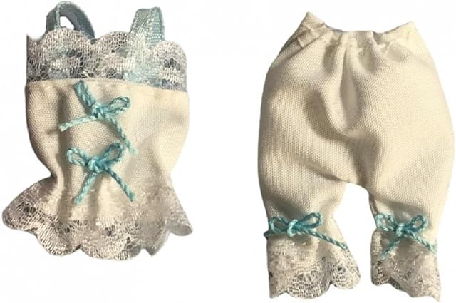 The Melody Jane Dolls Houses Dollhouse White Camisole & Bloomers Victorian Ladies Underwear Accessory 1:12