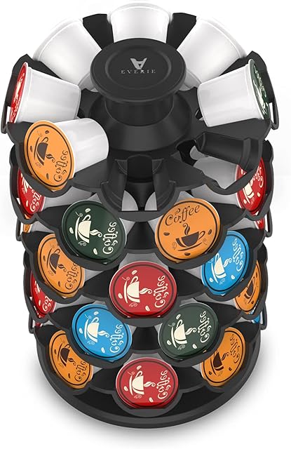 EVERIE Coffee Pod Storage Carousel Holder Organizer 40