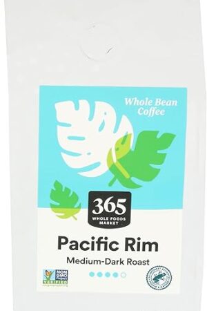 365 by Whole Foods Market, Coffee Pacific Rim Blend Vienna Roast Whole Bean, 10 Ounce