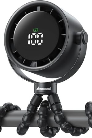 AMACOOL Baby Stroller Fan, Portable Clip on Fan, Personal Cooling Fans