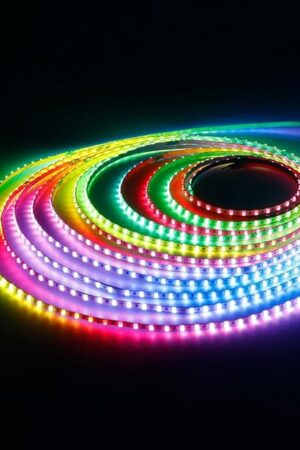 3.2FT WS2812B WS2812 2.7mm Ultra Narrow LED Strip,160LEDs/m Individually Addressable Dream Color Flexible Smart Light Tape for Bedroom,Kitchen,Stage,TV Backlight,DC5V