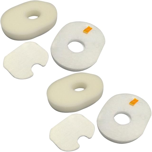 2 Packs Foam & Felt Filter Set for Shark Rocket HV300 HV310 XFFV300 UV450 Vacuum Filter (2)