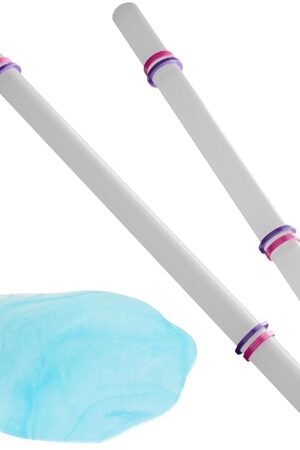 Bakerpan Fondant Roller 3 Size Set, for Rolling Fondant, Gum Paste, Dough, Large, Medium and Small Rolling Pins with Thickness Rings, 19.5", 13", 9" Rollers