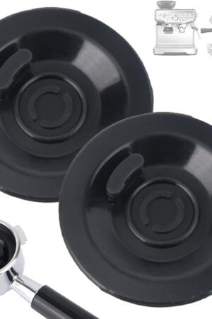 BOXOB 2pcs Espresso Cleaning Disc, 54mm Silicone Backflush Cleaning Tablets kit for Sage Breville Espresso Machines BES870XL/ BES878BSS/ BES880/ BES840XL/ BES810BSS & More